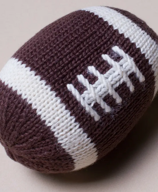 Football  Knit Rattle