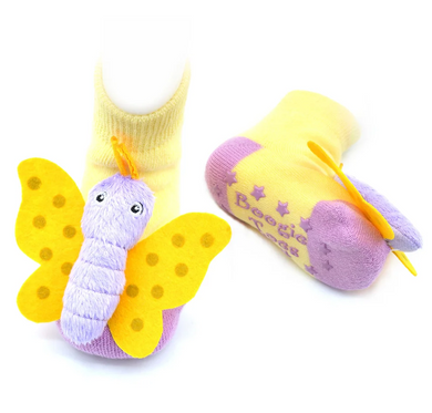 Butterfly Boogie Toes Rattle Socks