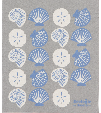 Seaside Shells Swedish Cloth