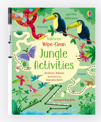 Wipe-Clean Jungle Activities Book