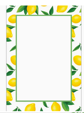 Lemons Notepad - Large