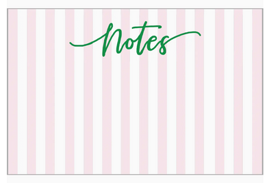 Cabana Stripe Pink Notepad