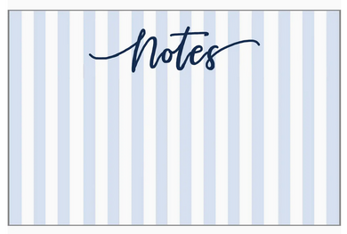 Cabana Stripe Blue Notepad