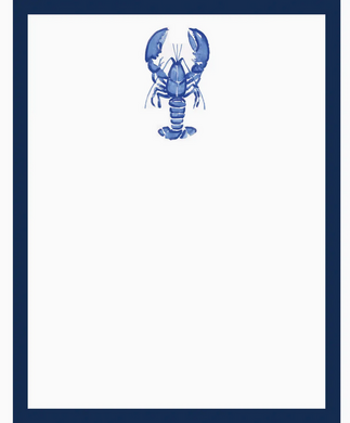Blue Lobster Notepad