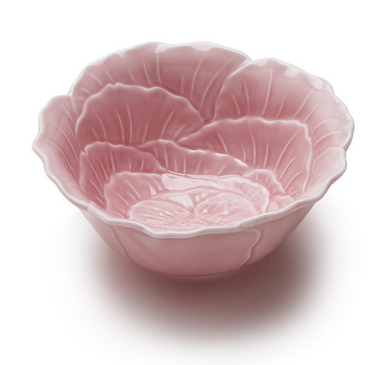 Pink Flower Tidbit Bowl