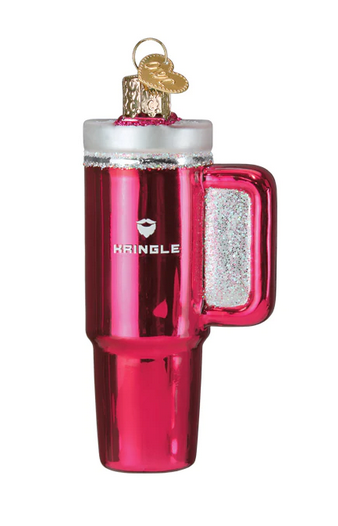 Pink Kringle Cup Ornament