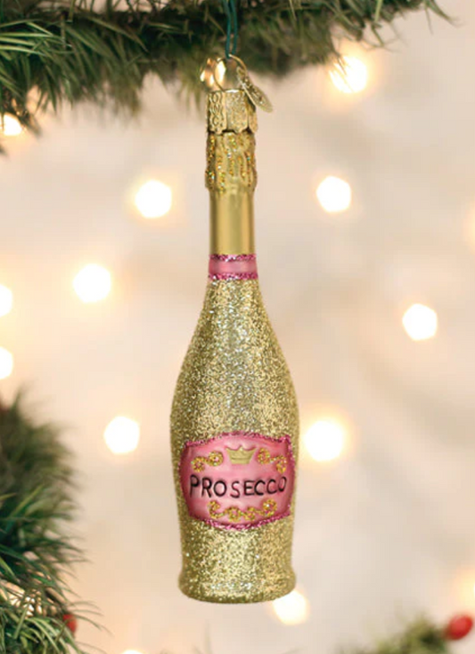 Prosecco Bottle Ornament