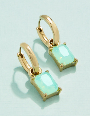Emerald Drop Convertable Earrings