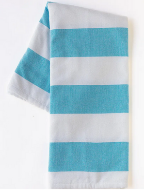 Cabana Sky Blue Stripe Turkish Towel