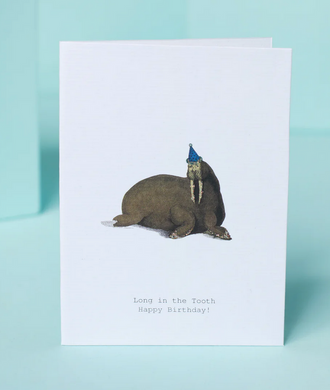 Long In The Tooth Greeting Card