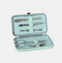 Load image into Gallery viewer, Teal Woven Manicure Set