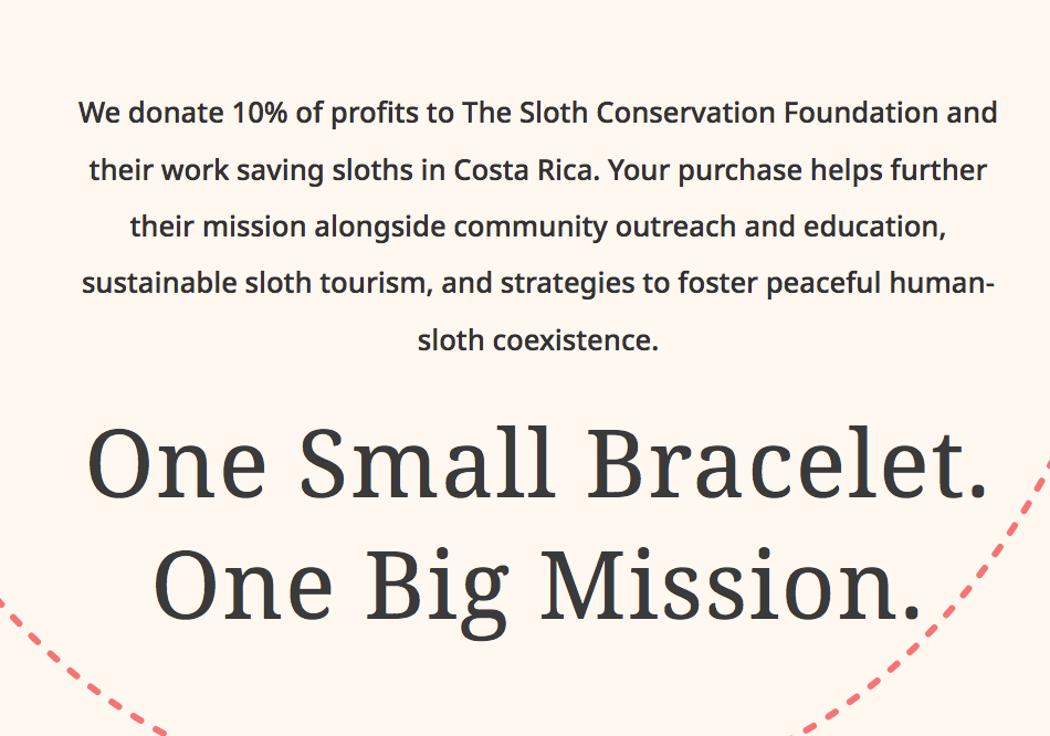 Wander Bracelet - Sloth - Sky Stone
