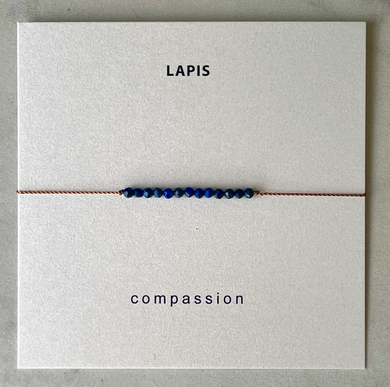 Lapis Lazuli Bracelet - Compass