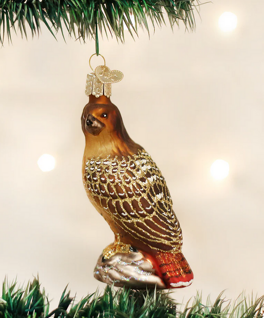 Red-Tailed Hawk Ornament