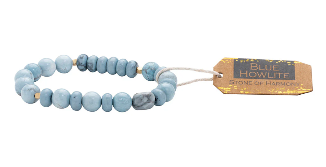 Stacking Bracelet - Blue Howlite