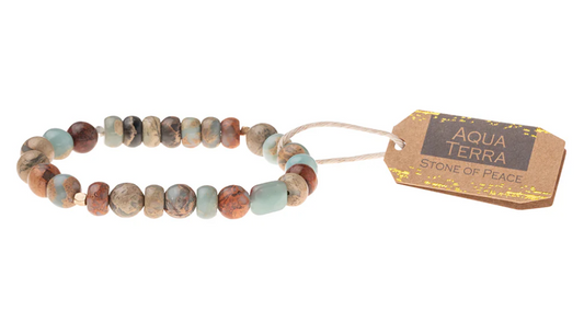 Stacking Bracelet - Aqua Terra