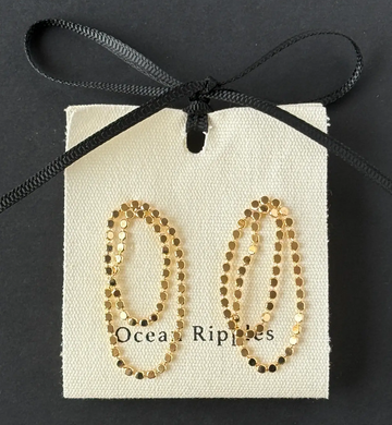 Chain Earrings - 18ct Gold Plated