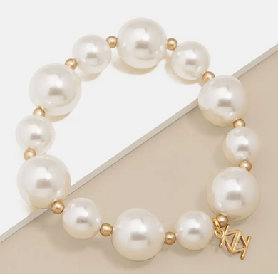 Mixed Pearl Stretch Bracelet