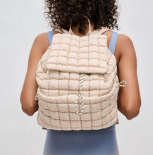Load image into Gallery viewer, Vitality Quilted Puffer Backpack