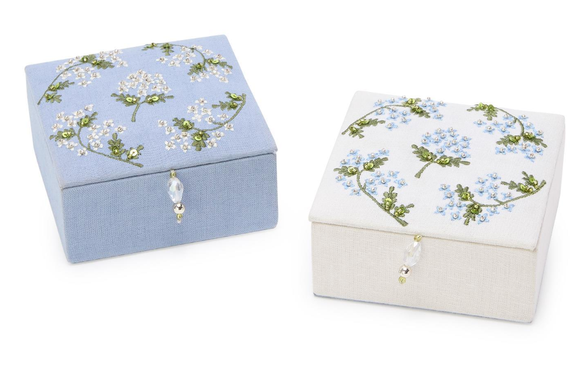 Hydrangea Small Jewelry Box