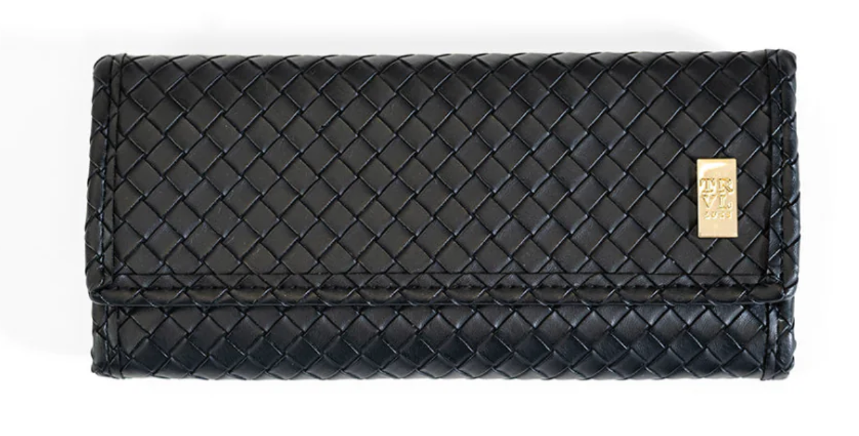 Luxe Woven Jewelry Roll