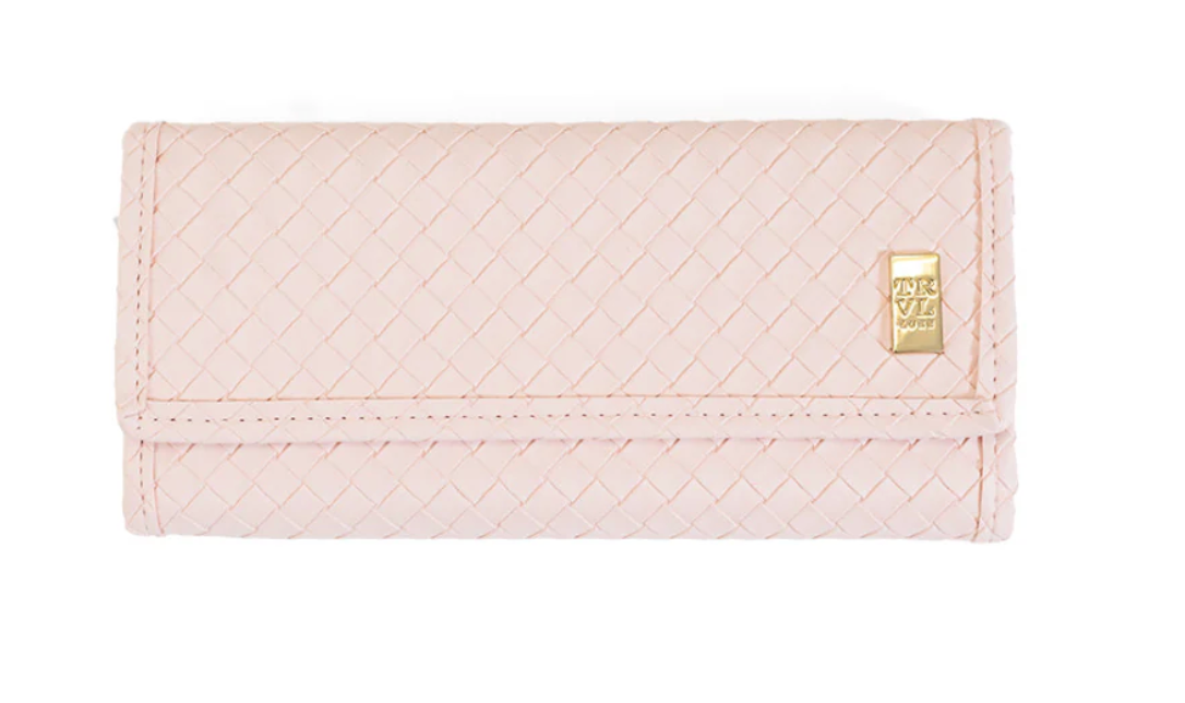 Luxe Woven Jewelry Roll