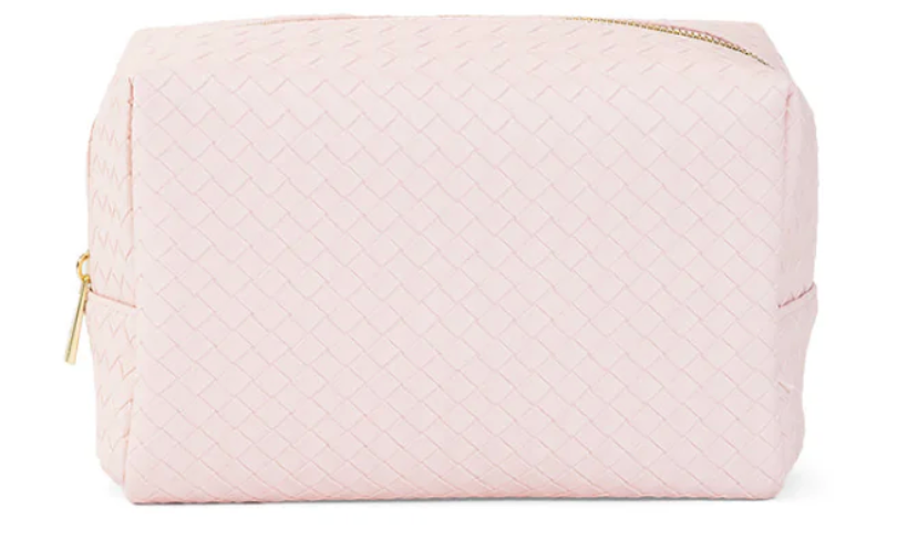 Luxe Woven Everyday Cosmetic Bag