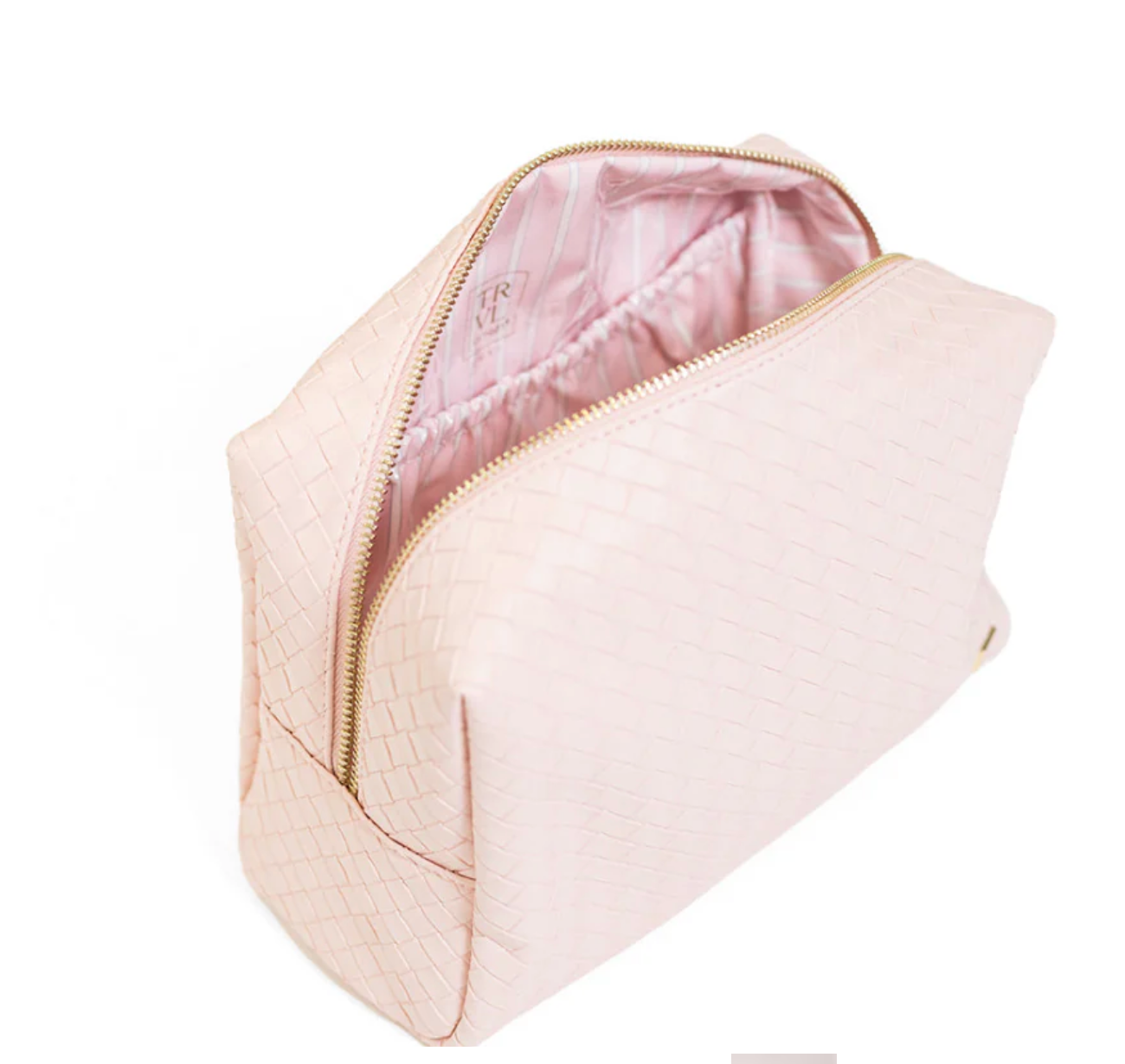 Luxe Woven Everyday Cosmetic Bag
