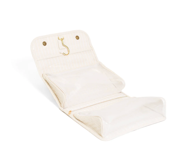 Luxe Woven Hanging Toiletry Bag