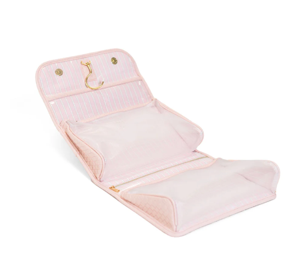 Luxe Woven Hanging Toiletry Bag