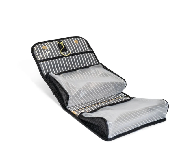 Luxe Woven Hanging Toiletry Bag - Thumbnail 3