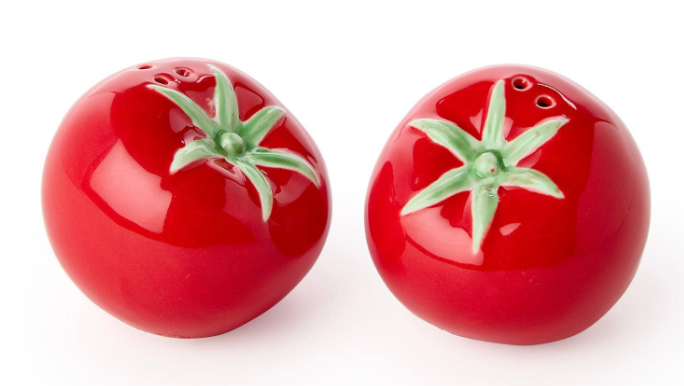 Tomato Salt & Pepper Shakers