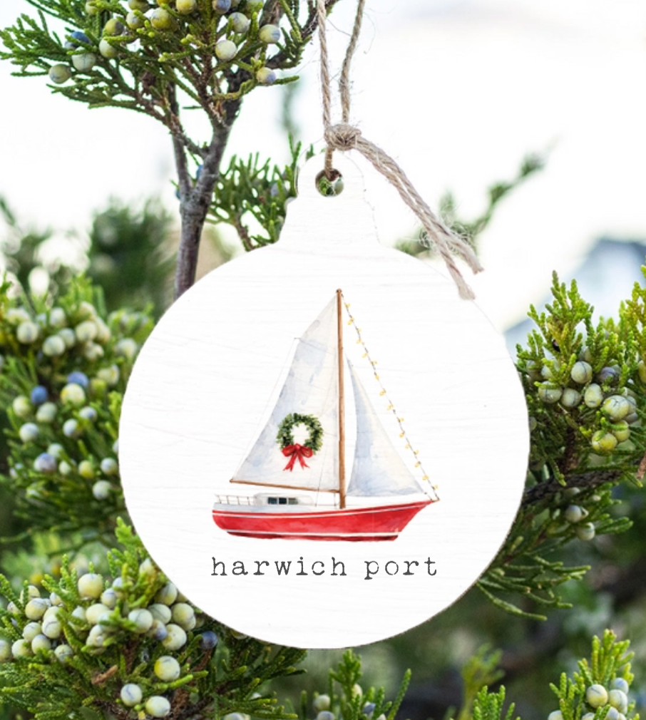 Ornament - Sailboat Harwichport