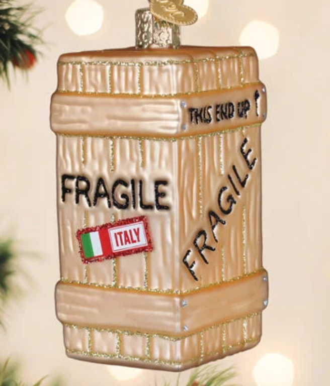 Fragile Crate Ornament