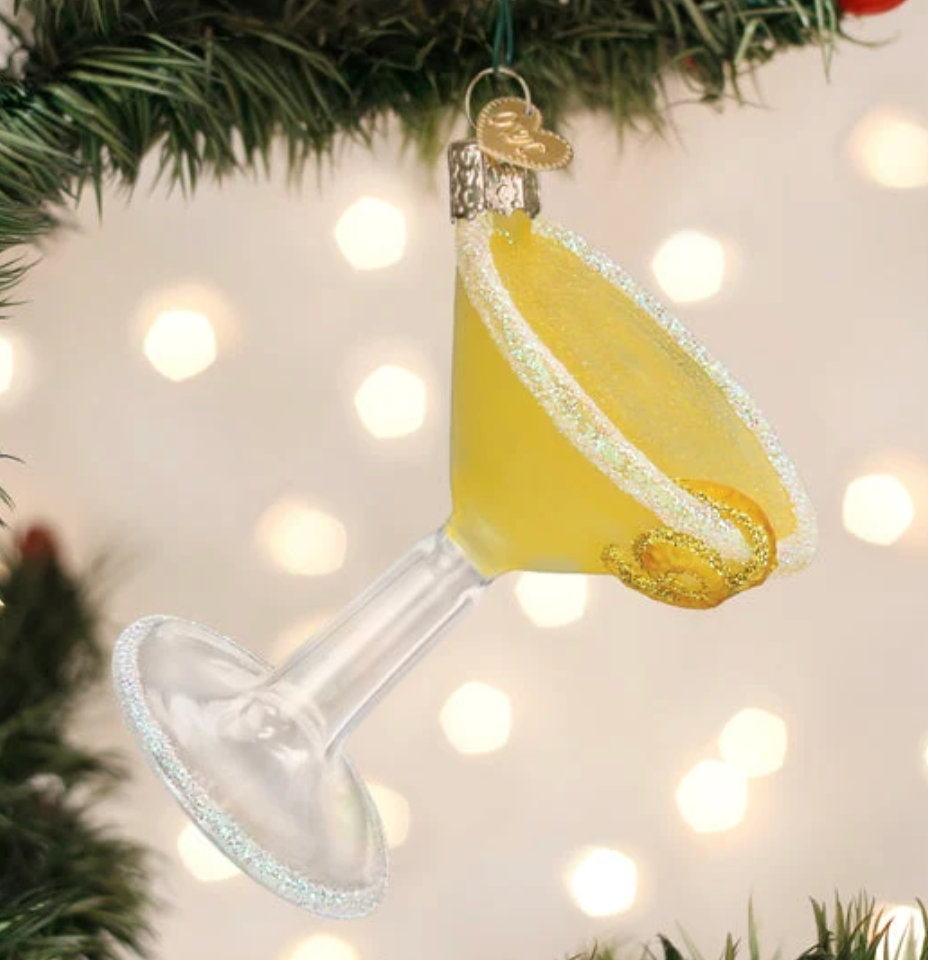 Lemon Drop Martini Ornament