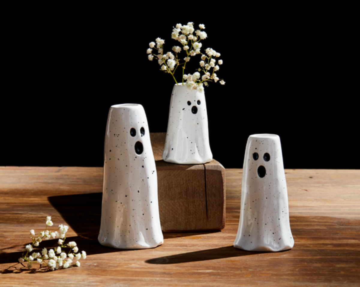 Tall Ghost Vase
