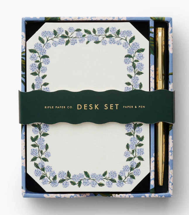 Hydrangea Note Writing Set