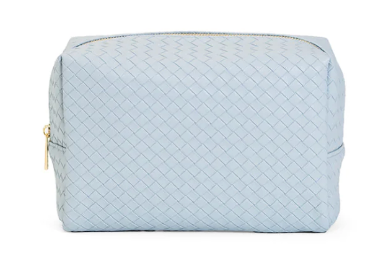 Luxe Woven Everyday Cosmetic Bag