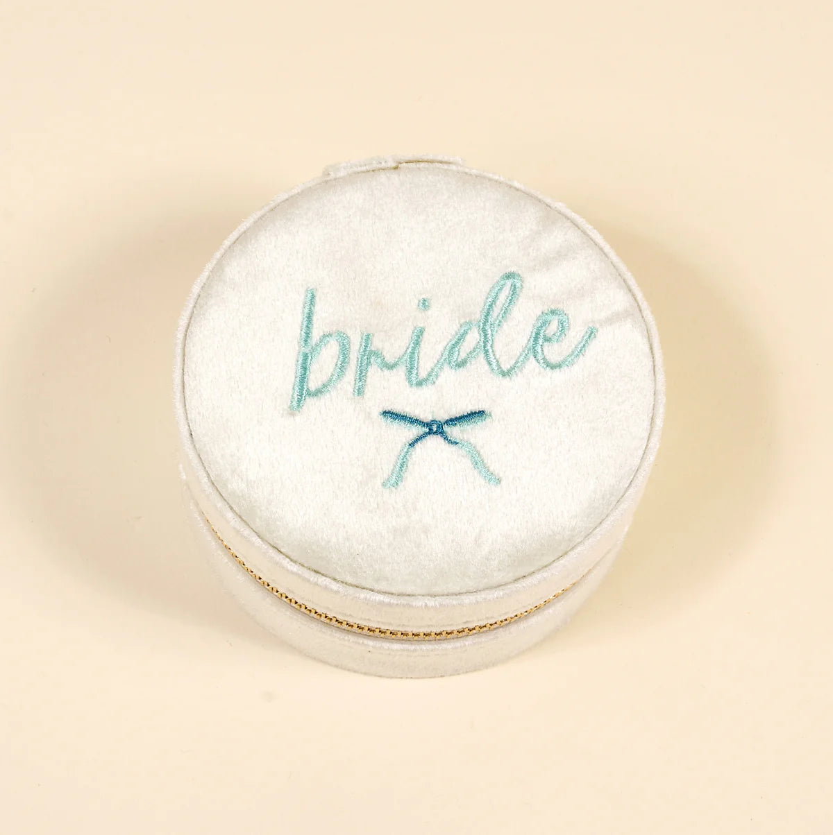 Round Velvet Jewelry Case