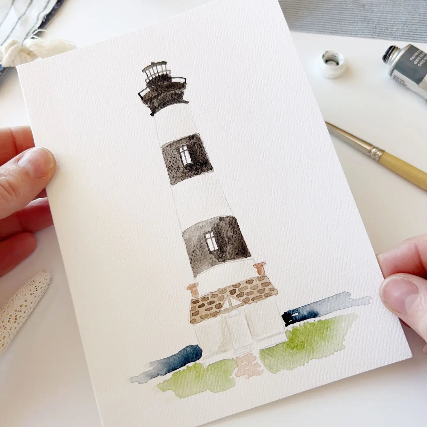 Seaside Paintable Notecard Set