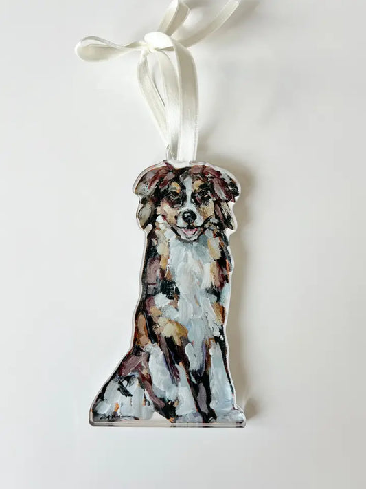 Ornament - Australian Shepherd - Red