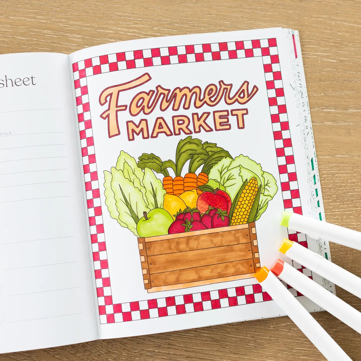 Coloring Book - Farmers Market