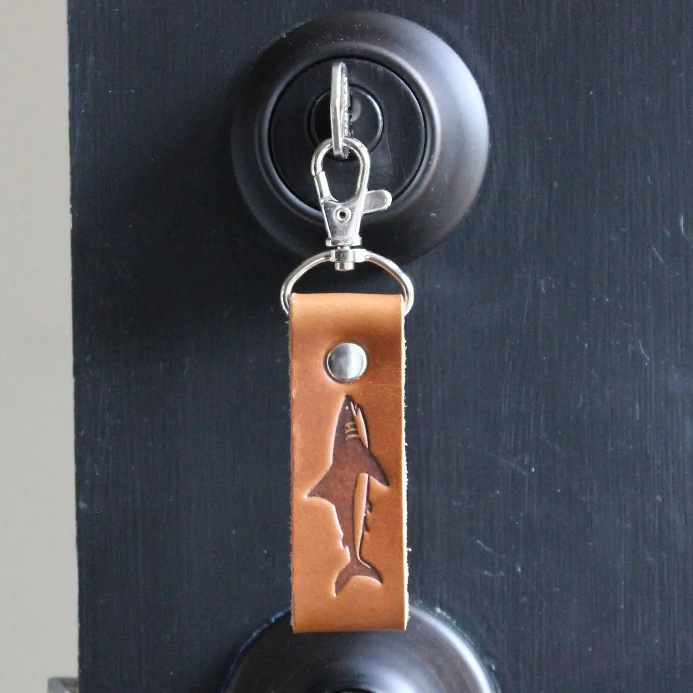 Leather Keychain – Sativa
