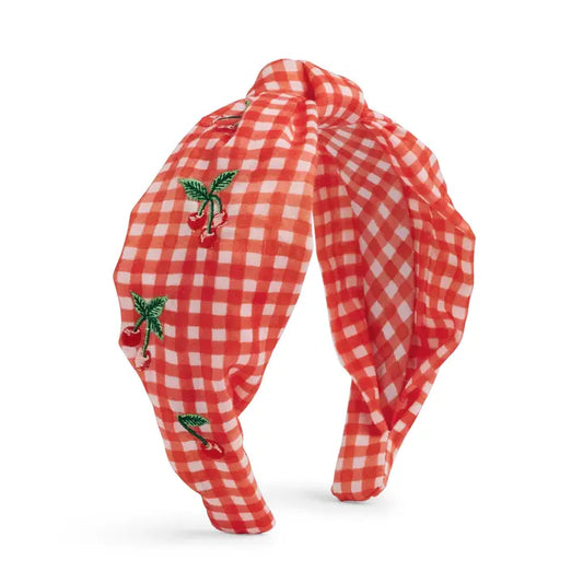 Knotted Headband - Cherries
