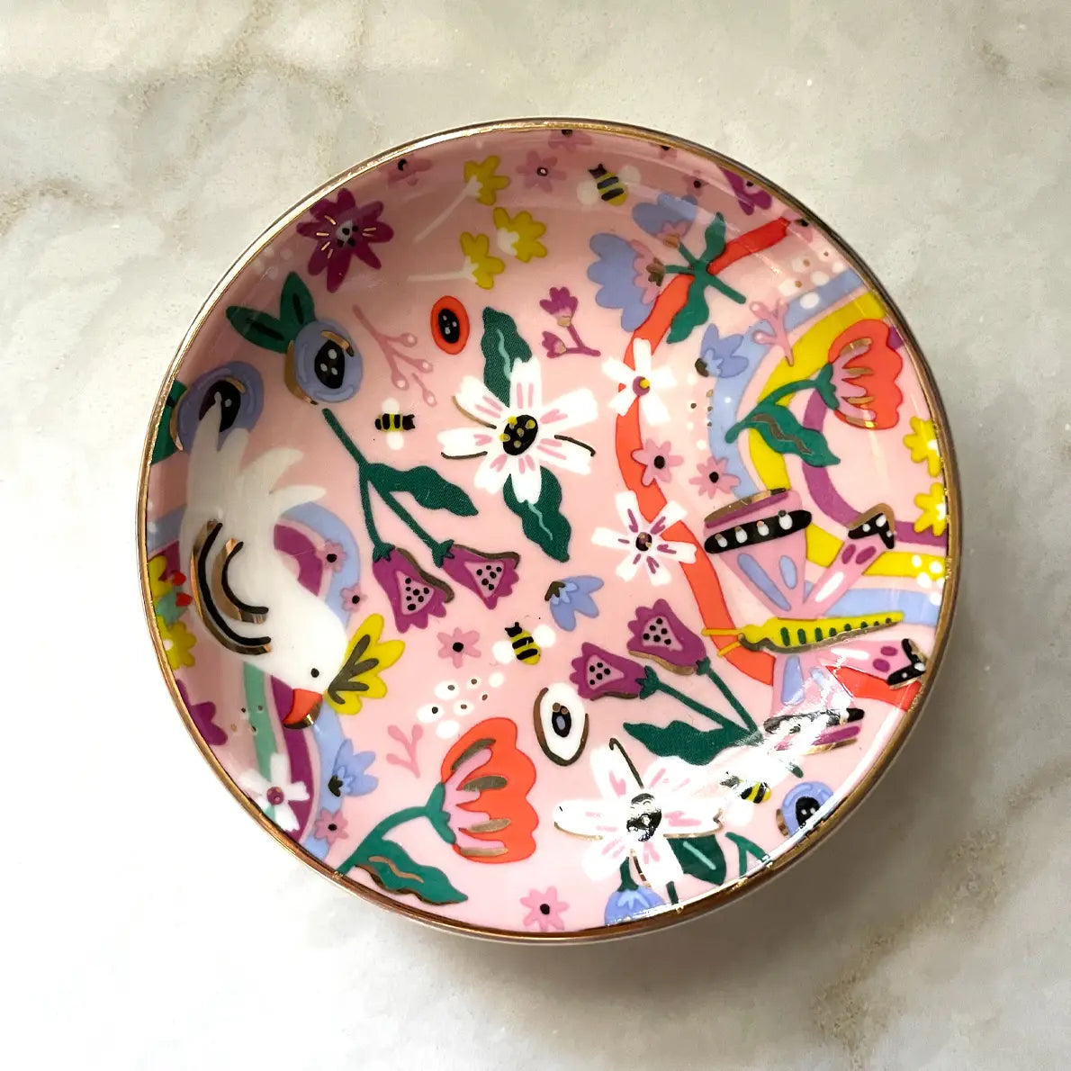 Trinket Dish - Butterfly Garden