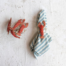 Load image into Gallery viewer, Beaded Lobster Rings - Set of 4