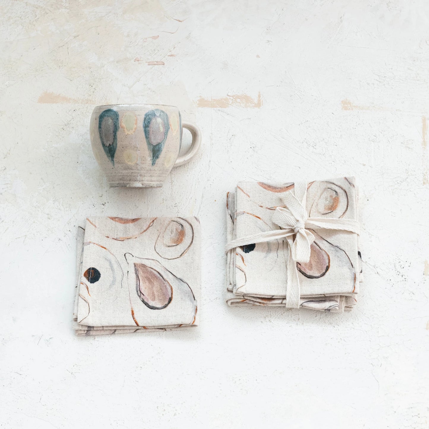 Linen Oyster Cocktail Napkins