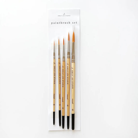 Set Of 5 Watercolor Brushes