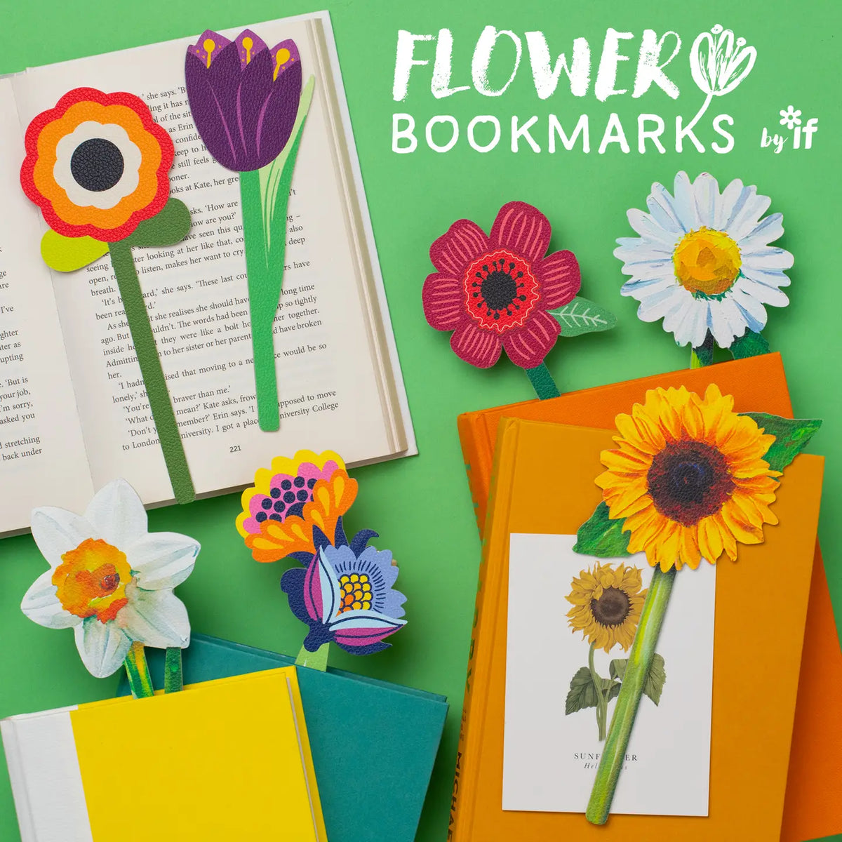 Bookmark - Painted Floral