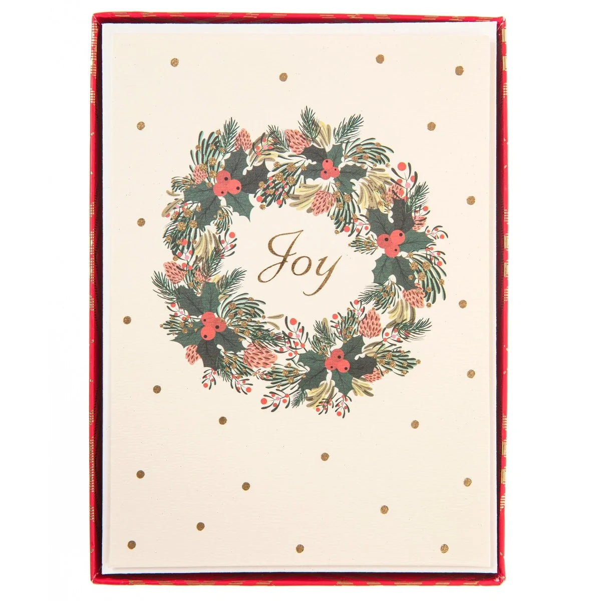 Boxed Cards - Joy Wreath